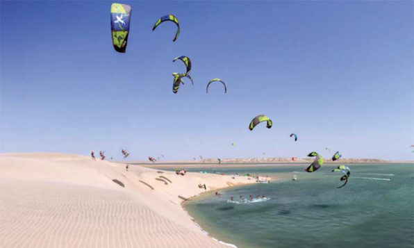 En une vingtaine d’années, Dakhla est devenue le haut lieu du kitesurf