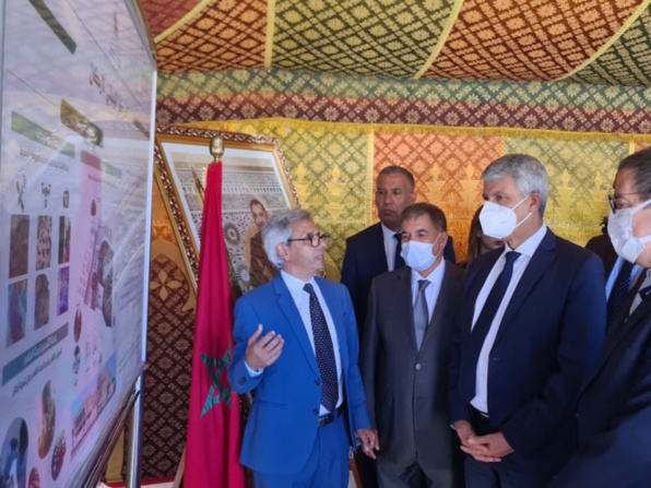 ANDZOA / Visite du chantier de construction du Centre National de l’Arganier à Agadir ; et visite du périmètre de transplantation des Arganiers adultes à la commune de Tidssi à Taroudant. ANDZOA / Visite du chantier de construction du Centre National de l’Arganier à Agadir ; et visite du périmètre de transplantation des Arganiers adultes à la commune de Tidssi à Taroudant.