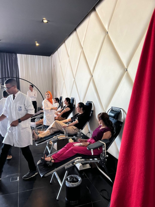 Campagne de dons de sang des hôteliers d'Agadir lancée Campagne de dons de sang des hôteliers d'Agadir lancée