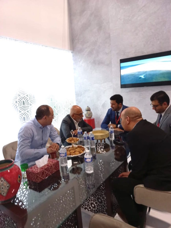 Tourisme / Salon Top Résa Paris Le CRT Agadir Souss Massa représenté par S. Benhammane  président et G.Marrache Président Délégué.
