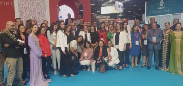 Tourisme / Salon Top Résa Paris Le CRT Agadir Souss Massa représenté par S. Benhammane  président et G.Marrache Président Délégué.