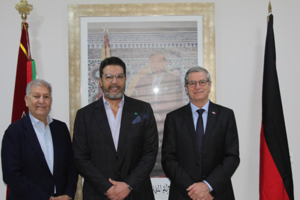 Agadir     Visite de l’Ambassadeur d’Allemagne Hamza Choufani décoré de La Croix Fédérale du Mérite Première Classe.    Agadir     Visite de l’Ambassadeur d’Allemagne Hamza Choufani décoré de La Croix Fédérale du Mérite Première Classe.