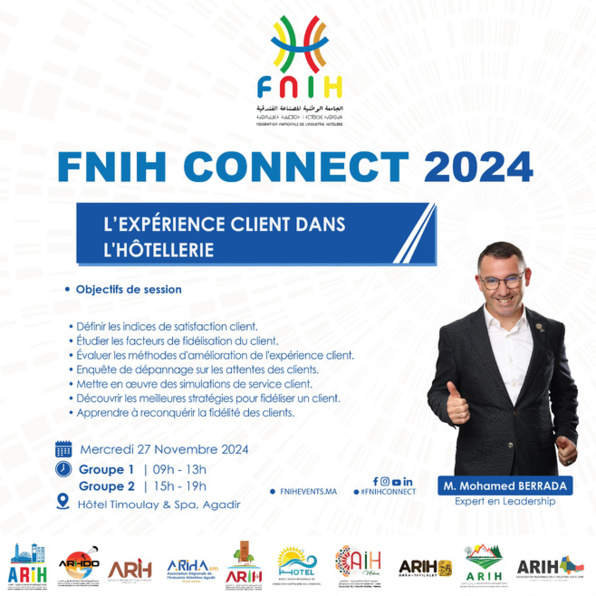 Agadir Hôtellerie : ARIHA  Formation  Deux masterclass très intéressants. Agadir Hôtellerie : ARIHA  Formation  Deux masterclass très intéressants.