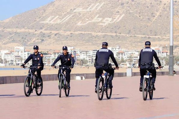 Agadir : Des unités cyclistes pour renforcer la sécurité touristique Agadir : Des unités cyclistes pour renforcer la sécurité touristique