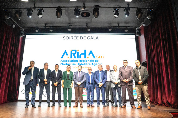 TourismeLa Soirée de Gala des Hôteliers d’Agadir Souss-Massa célèbre une année 2024 record TourismeLa Soirée de Gala des Hôteliers d’Agadir Souss-Massa célèbre une année 2024 record