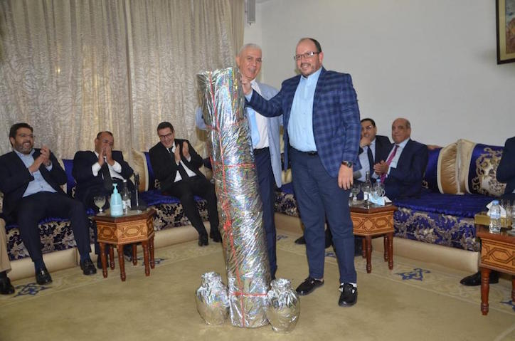Agadir  Aéroport AL Massira   Hommage mérité et unanime pour  Mohamed Bahaj, ex directeur, nommé à Tanger.
