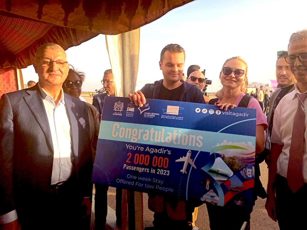 Arien :L'aéroport Agadir Al Massira franchit à nouveau le cap de 2 millions de passagers Arien :L'aéroport Agadir Al Massira franchit à nouveau le cap de 2 millions de passagers