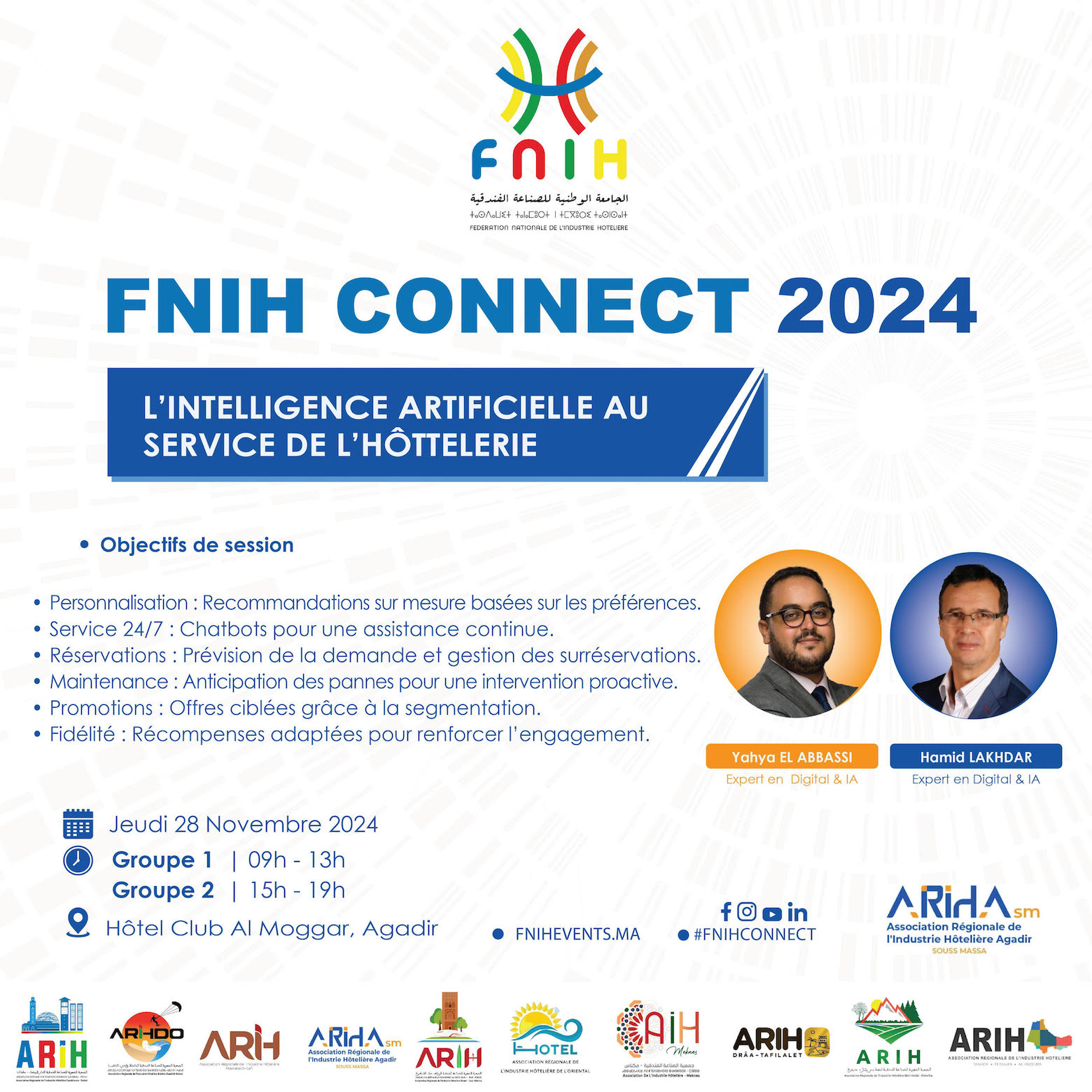 Agadir Hôtellerie : ARIHA Formation Deux masterclass très intéressants. Agadir Hôtellerie : ARIHA Formation Deux masterclass très intéressants.