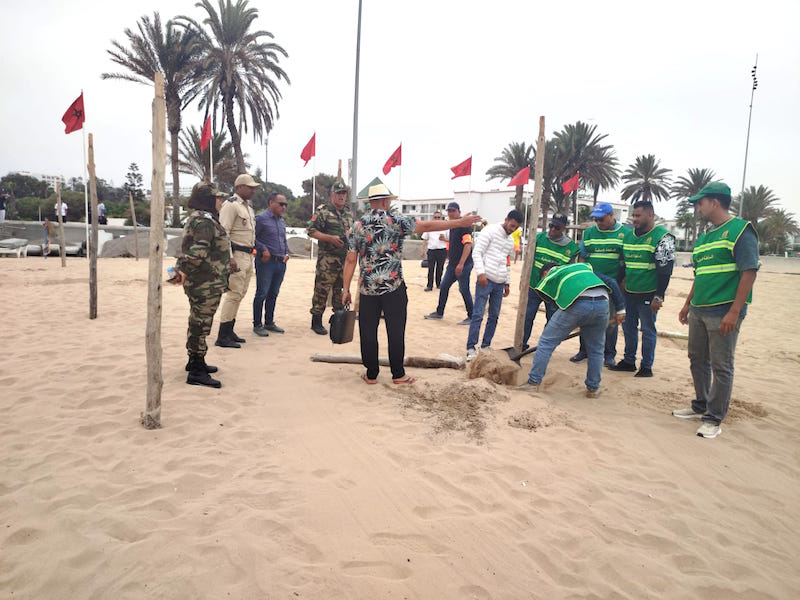 INITIATIVE CONCLUANTE / Un été exceptionnel  en vue sur la côte d'Agadir. Des instructions strictes du WALI ont mis fin aux chaos dans les plages.
