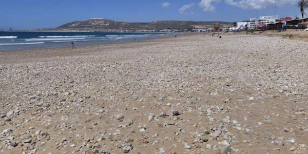 Plage d’Agadir : une érosion de sable sans précédent Plage d’Agadir : une érosion de sable sans précédent