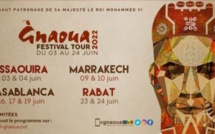 «Gnaoua Festival Tour» en tournée en juin à Essaouira, Marrakech, Casablanca et Rabat .