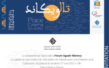 Agadir   / Animation du quartier Talborj. L’équipe de TALWIKENTE à l Honneur à travers l’Association  Forum Agadir Memory « Notre mission, c’est d’amener la culture aux gens »