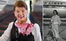 Âgée de 86 ans, Bette Nash est la doyenne des hôtesses de l'air, elle vole depuis... 1957
