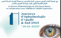 Agadir   Journées d’ophtalmologie d’Agadir et Sud 2025 du 27 au 28 juin Agadir   Journées d’ophtalmologie d’Agadir et Sud 2025 du 27 au 28 juin